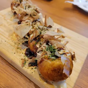 Takoyaki.