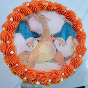 6" round burnaway cake