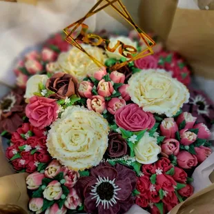 19-cupcake bouquet for Bridel shower