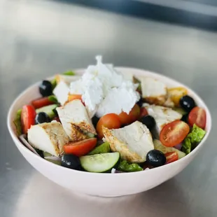Greek Salad with Chicken