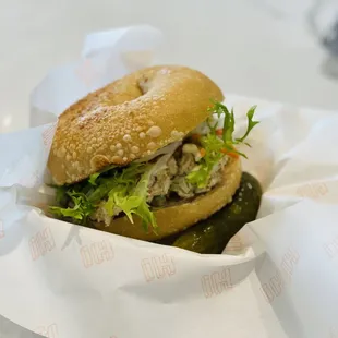 Tuna salad Bagel