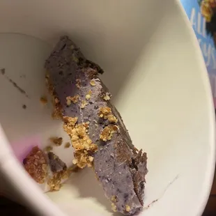 Blueberry chocolate cheesecake (pic is awful, taste was heavenly)