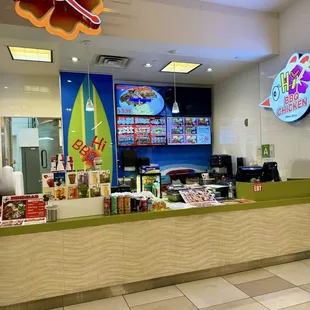 interior, sushi and sashimi