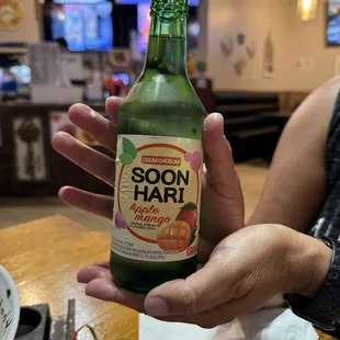 Apple mango soju