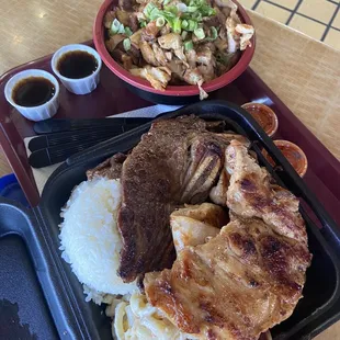 #1. Chicken Bowl #3. Hawaiian BBQ Mix