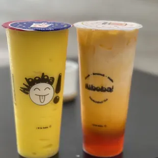 S3 Mango Smoothie and M3 Thai Tea