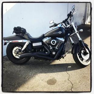 Picking up the bike after driving a friend home last night. Don't drink and drive tonight. Happy New Year