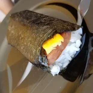 Spam tamago musubi!