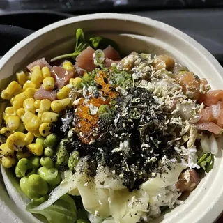 Build Your Own Poke Bowl - 2 Scoops of Poke