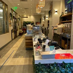 interior, sushi and sashimi