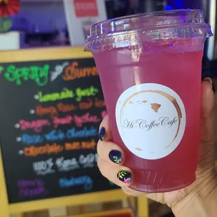 Trying out Dragonfruit Lychee