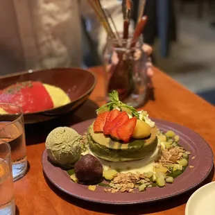 matcha pancake