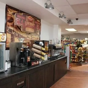 the inside of a grocery store
