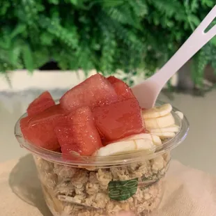 Loved strawberry guava base- so YUM!Grateful that they allowed me to sub. more watermelon in place of the pineapple.