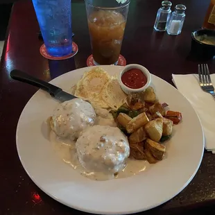 Biscuits and gravy