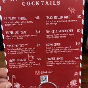 Holiday Cocktails
