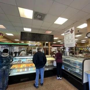 customers at the counter