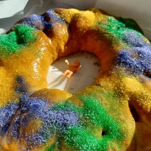 Cream cheese filling king cake! PHENOMENAL