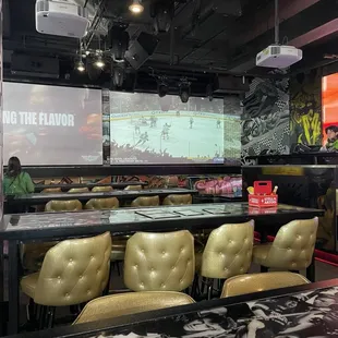 More seating