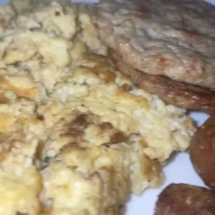 Eggs &amp; turkey sausage