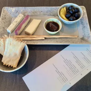 Select appetizer menu