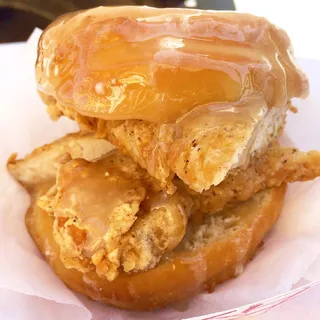 Breakfast Doughnut Sandwich