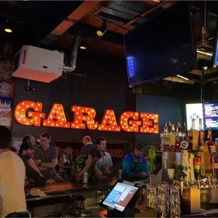 a bar with a lot of people