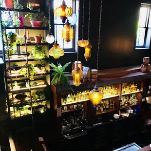 View from overlooking the bar.