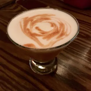 "I would like an egg-white based drink" - it was delicious (as usual)!