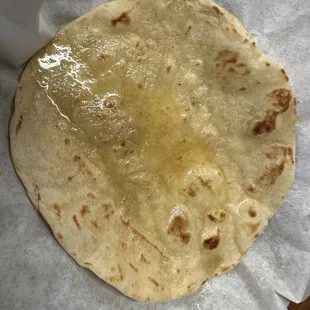 Tortilla con mantequilla