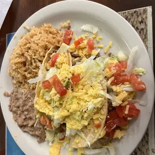 3 Beef Tacos