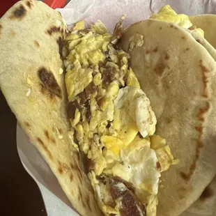 Bacon &amp; Egg Taquitos