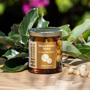 Macadamia nuts in Hawaiian honey