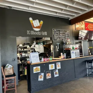 Overview of restaurant space