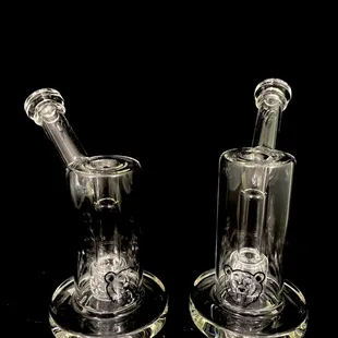 GreenBear Glass Hummer bubbler with seed of life perc