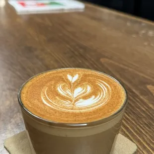 HI NRG Cafe di Olla (Mexican-inspired cinnamon Cappuccino) +tax &amp; tip $6