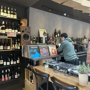 interior, sushi and sashimi