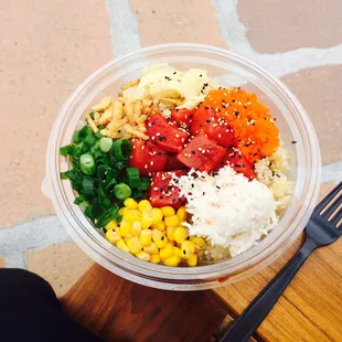 Ahi poke bowl, yum!!