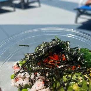 Pick Your Own Poke Bowl with chips on the side