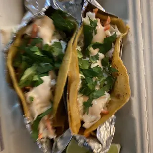 Shrimp tacos!