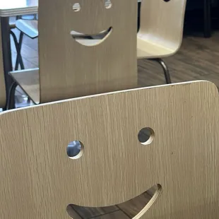 Smiley face chairs