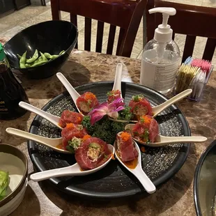 Red Velvet Roll with no rice.