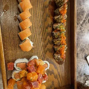 sushi and sashimi, food