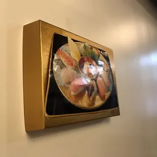 interior, sushi and sashimi