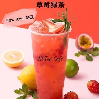 Strawberry Green Tea