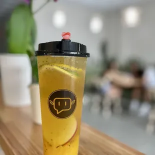 Delicious Passion Fruit Tea