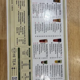 Tea Menu 1/11/24