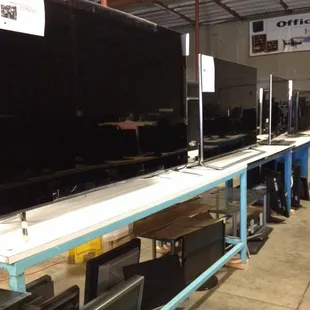 Big screen television.