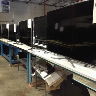 Brand name Big screen television.