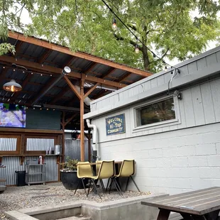 The back patio